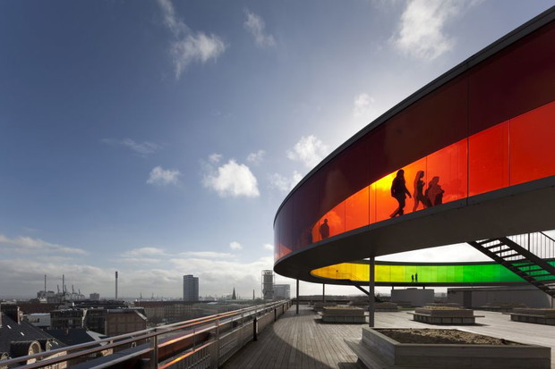 ARoS Aarhus Kunstmuseum, Dania, projekt: Schmidt Hammer Lassen i Olafur Eliasson, fot. David Borland, kategoria: Budynki użytkowe
