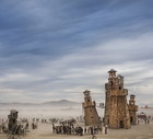 Black Rock Lighthouse Service podczas festiwalu Burning Man, Nevada, fot. Tom Stahl, kategoria: Świadomość miejsca