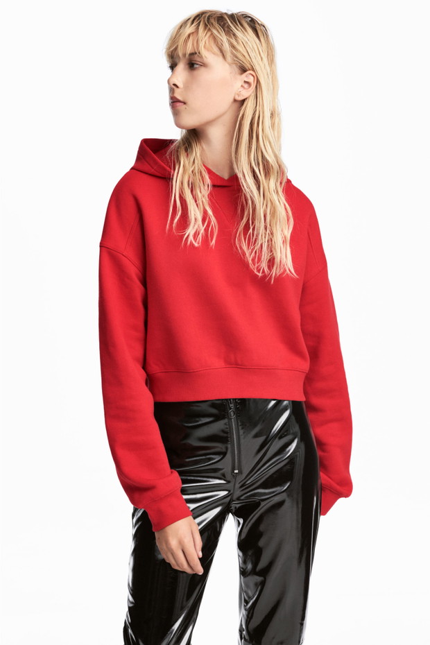 Czerwona bluza H&M