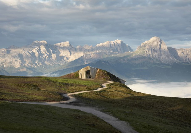 Messner Mountain Museum Corones, południowy Tyrol, Włochy, projekt: Zaha Hadid Architects, fot: Tom Roe, kategoria: Świadomość miejsca