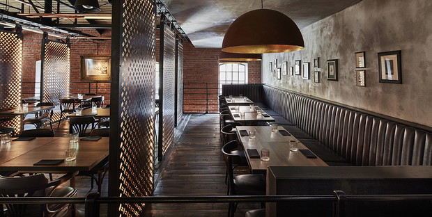 Restauracja Zoni w Centrum Praskim Koneser, projekt: Nizio Design International