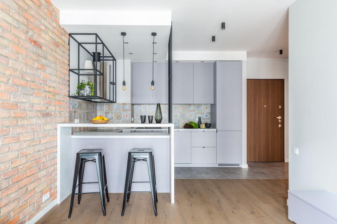 Mieszkanie z industrialnymi akcentami, projekt: Decoroom