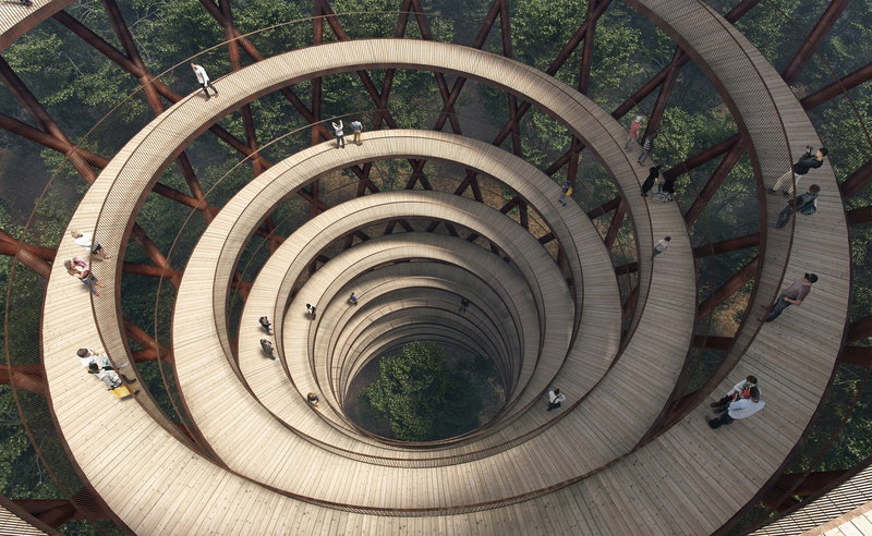 Ścieżka widokowa Treetop, projekt: EFFEKT, fot. East News