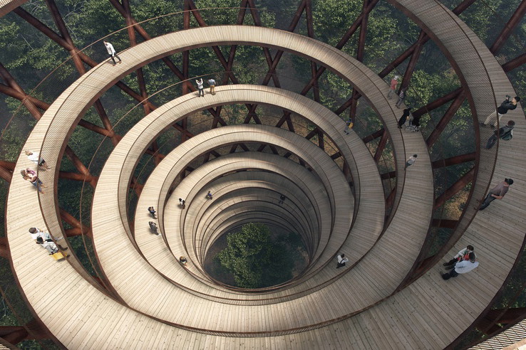 Ścieżka widokowa Treetop, projekt: EFFEKT, fot. East News