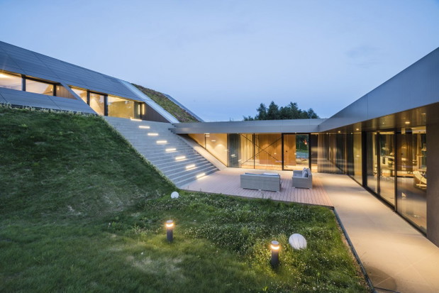 Dom na Warmii, Green Line, projekt: Przemek Olczyk / Mobius Architekci