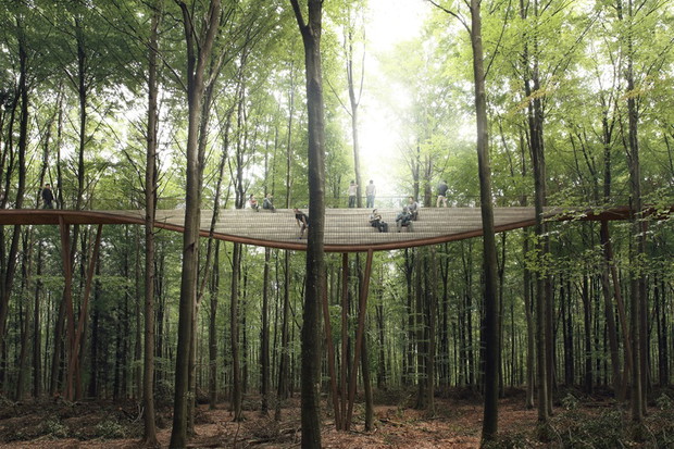 Ścieżka widokowa Treetop, projekt: EFFEKT, fot. East News