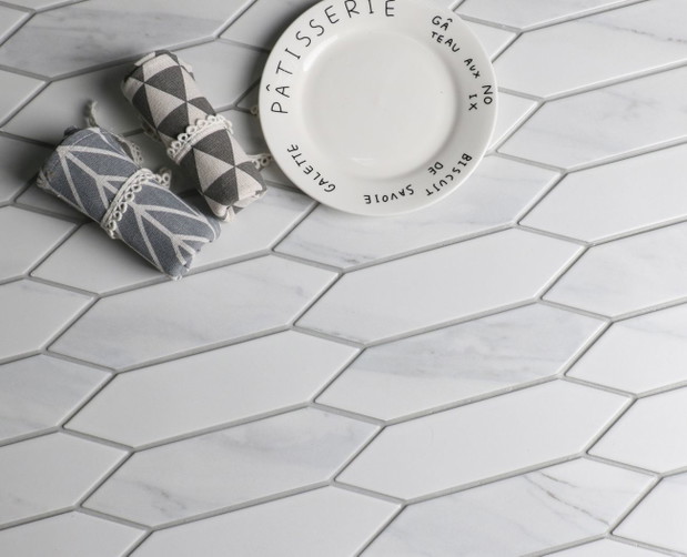 Raw Decor, Heksalong Marble Mat XL