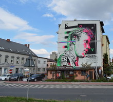 Mural z Krzysztofem Komedą w Ostrowie Wielkopolskim