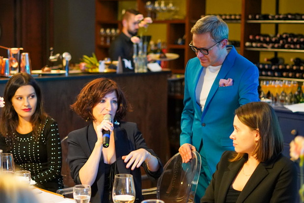 Gwiazdy na kolacji Nespresso w Gdyni: Anna Luboń i Łukasz Maciejewski