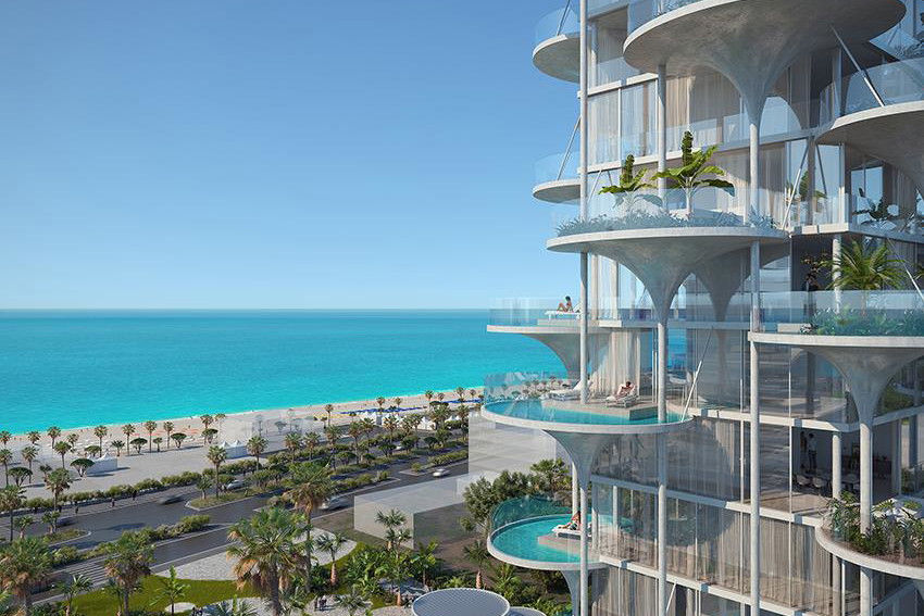 Apartamentowiec na Cyprze, Limassol Tower, projekt: Hamonic + Masson & Associés