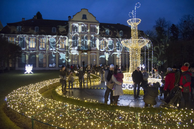 Iluminacja w Parku Oliwskim w Gdańsku, fot. East News