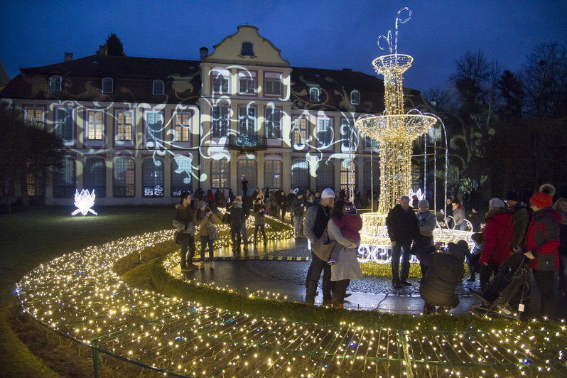Iluminacja w Parku Oliwskim w Gdańsku, fot. East News