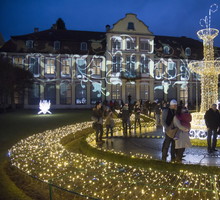 Iluminacja w Parku Oliwskim w Gdańsku, fot. East News