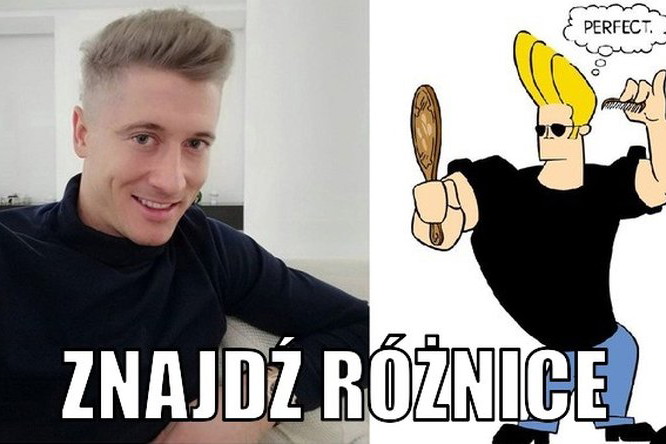 Robert Lewandowski - nowa fryzura, memy