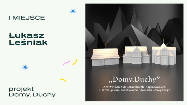 „Domy. Duchy”; autor: Łukasz Leśniak