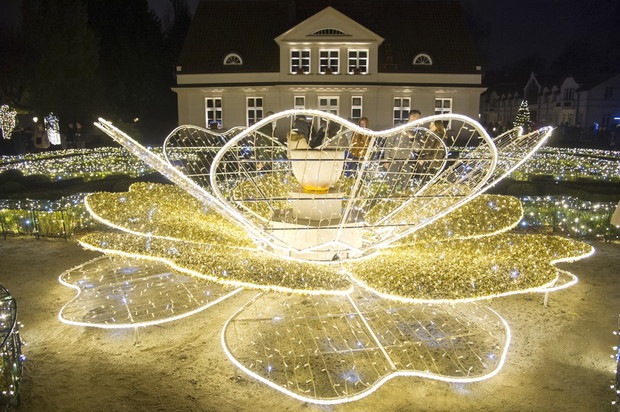 Iluminacja w Parku Oliwskim w Gdańsku, fot. East News