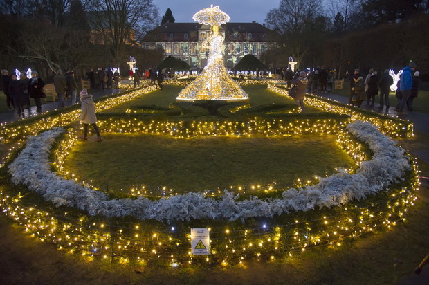 Iluminacja w Parku Oliwskim w Gdańsku, fot. East News