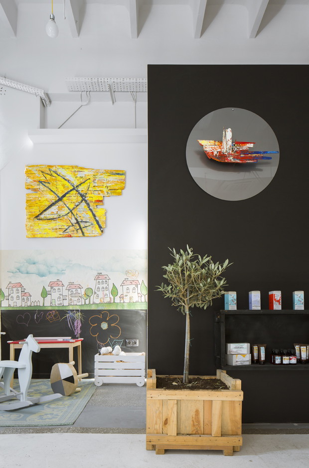 Loft Hair Emergency, projekt: pracownia Poco Design