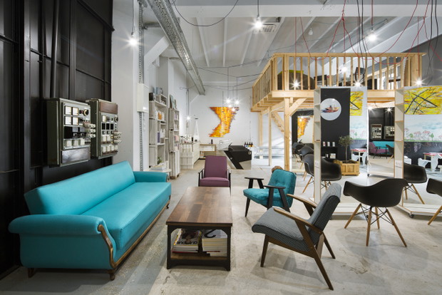 Loft Hair Emergency, projekt: pracownia Poco Design