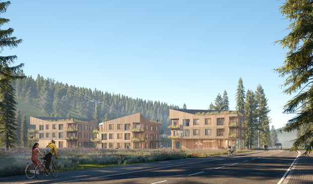 Apartamenty XYZ w Szczyrku, projekt pracownia WXCA