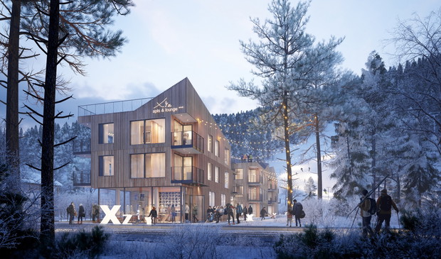 Apartamenty XYZ w Szczyrku, projekt pracownia WXCA