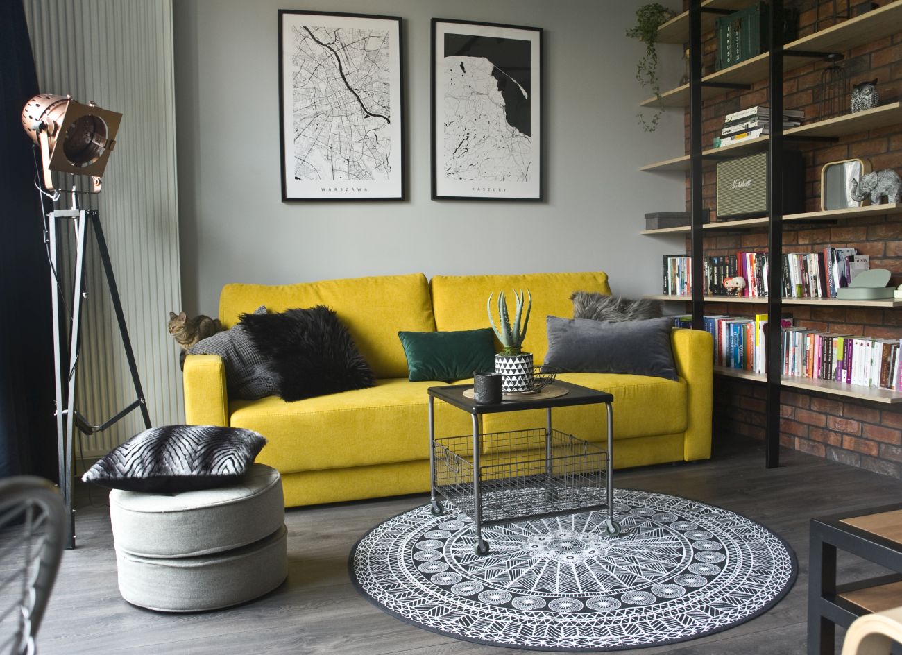 Mieszkanie w industrialnym stylu, projekt: MIŚKIEWICZ DESIGN