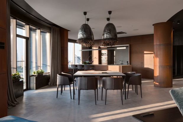 Apartament YOGO w Kijowie, projekt: Sergey Makhno Architects