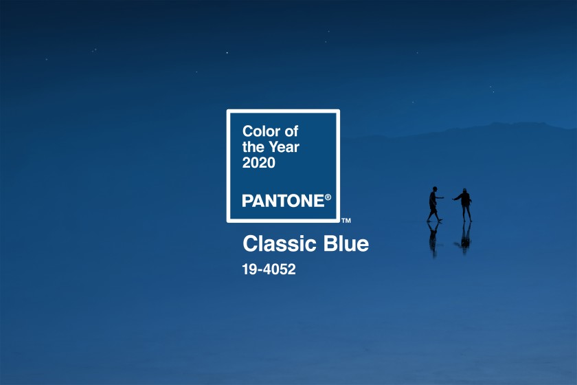 Pantone Classic Blue kolor roku 2020