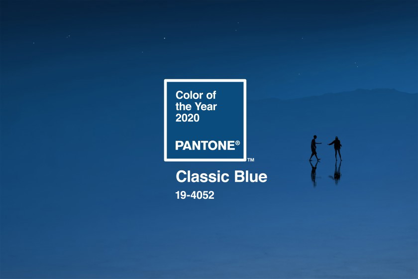 Pantone Classic Blue kolor roku 2020