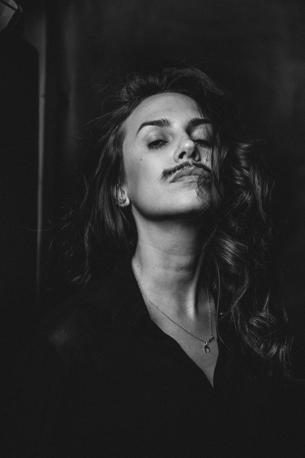 Magda Sikorska w akcji Movember.