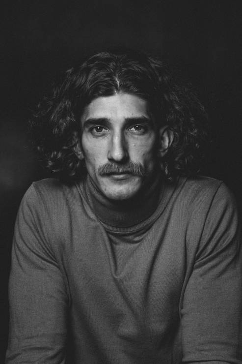 Michał Baryza w akcji Movember.