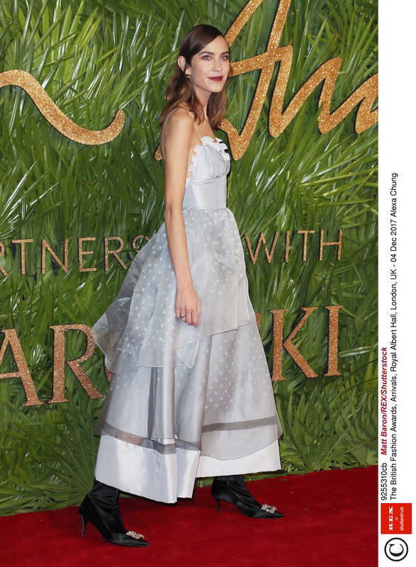 British Fashion Awards 2017: Alexa Chung