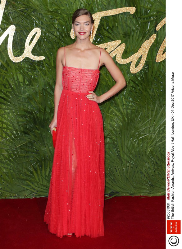 British Fashion Awards 2017: Arizona Muse