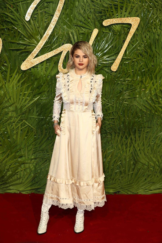 British Fashion Awards 2017: Selena Gomez