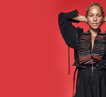 Alicia Keys na okładce styczniowego ELLE
