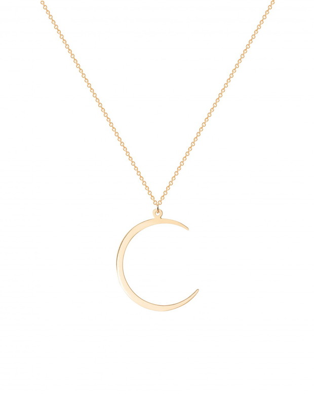 Naszyjnik z księżycem Rosa Gold Chains