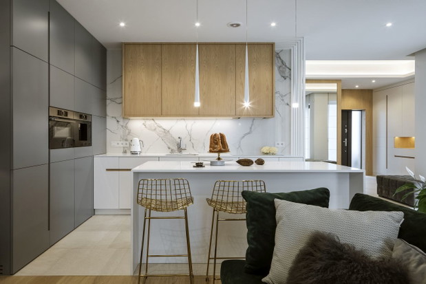 Podwarszawski dom, projekt: HOLA Design, stylizacja: : Patrycja Rabińska, świąteczne dekoracje: Miloo Home