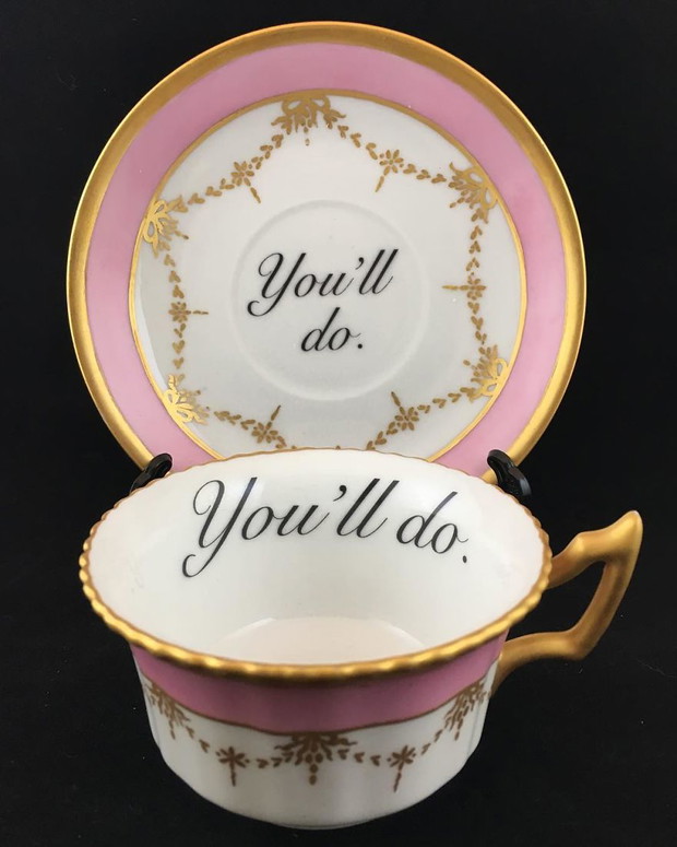 Porcelana z przesłaniem autorstwa Melissy Johnson