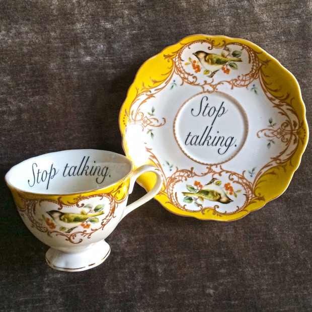 Porcelana z przesłaniem autorstwa Melissy Johnson