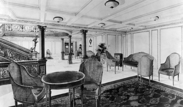 Wnętrza na liniowcu Titanic