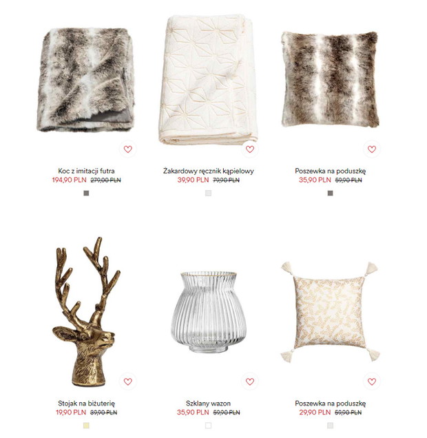 Wyprzedaż w H&M HOME