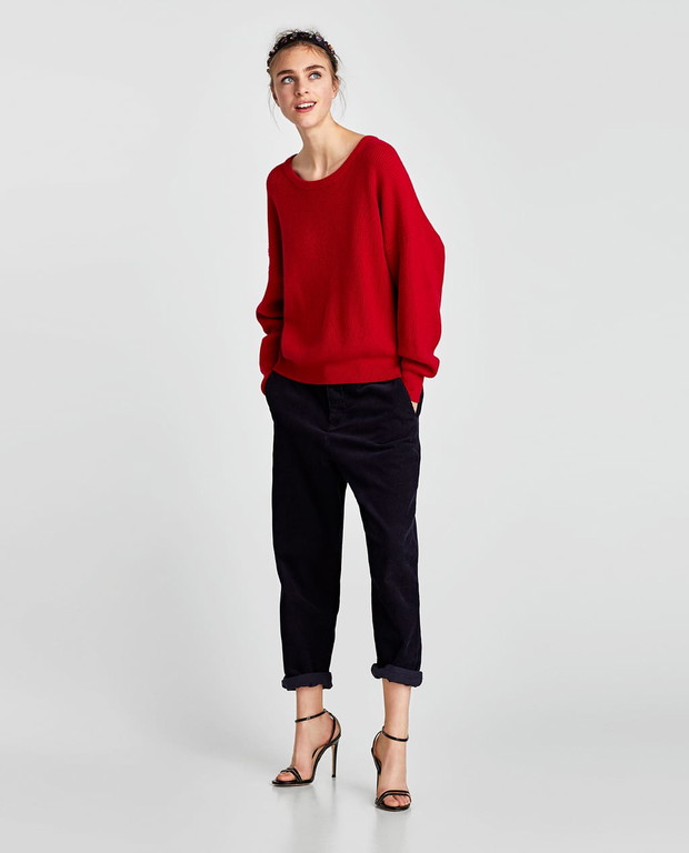 Wyprzedaż Zara: SWETER Z WIĄZANIEM Z TYŁU 79,90 PLN ZAMIAST 99,90 PLN