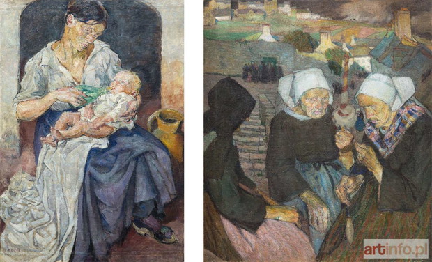 9. Mela Muter Bretonki/Macierzyństwo, ok. 1907 rok