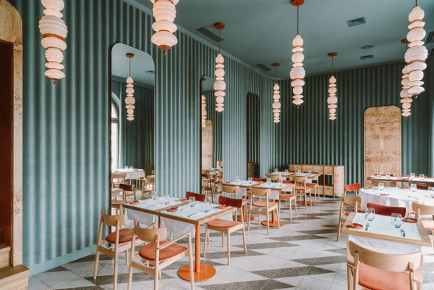 Restauracja OPASŁY TOM, projekt: BUCK.STUDIO