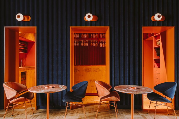 Restauracja OPASŁY TOM, projekt: BUCK.STUDIO