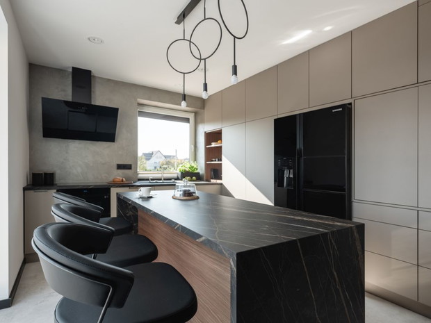 Kolory lasu w mieszkaniu w Suchedniowie, projekt: Kaza Interior Design