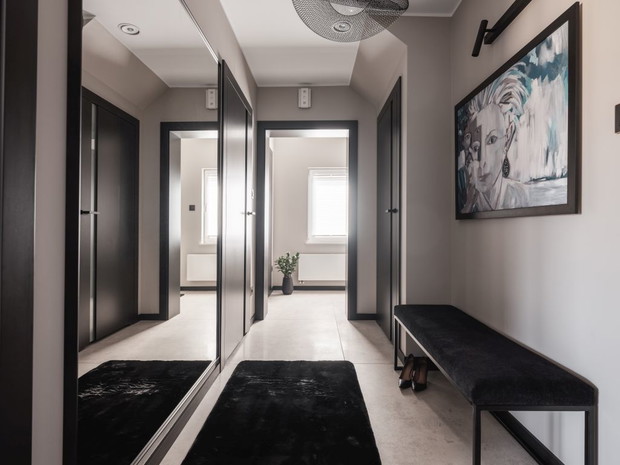 Kolory lasu w mieszkaniu w Suchedniowie, projekt: Kaza Interior Design