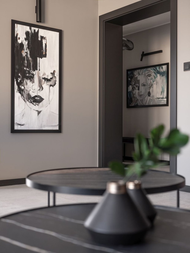 Kolory lasu w mieszkaniu w Suchedniowie, projekt: Kaza Interior Design