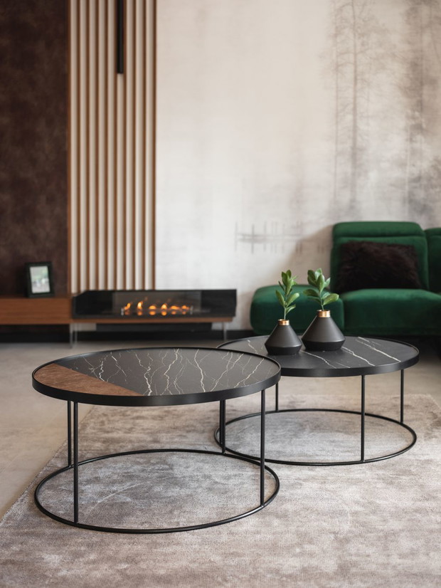 Kolory lasu w mieszkaniu w Suchedniowie, projekt: Kaza Interior Design