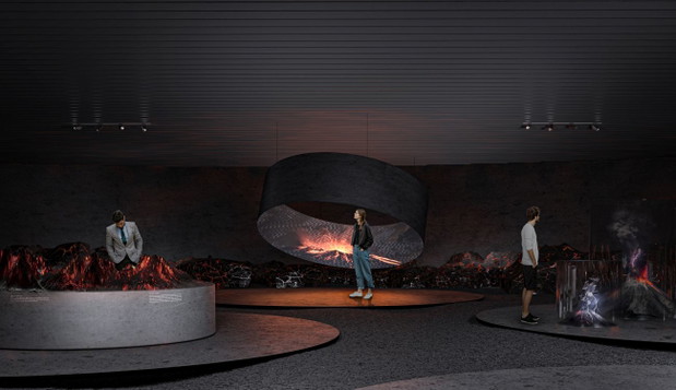 Muzeum Wulkanu na Islandii, projekt: Łukasz Gąska, Marta Sowińska-Gąska i Michał Gawron
